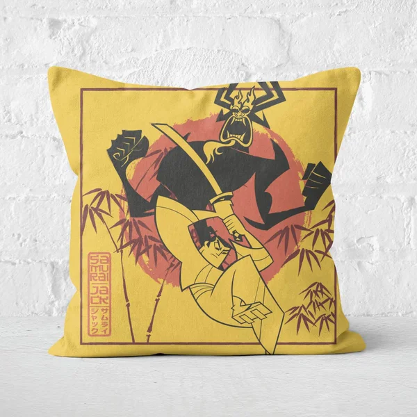 Samurai Jack Eternal Battle Square Cushion