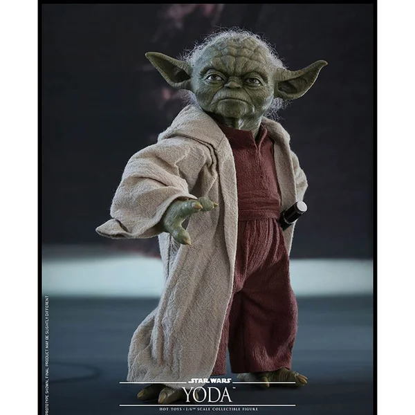 Hot Toys Star Wars Episode II Movie Masterpiece Action Figure 1/6 Yoda 14 cm