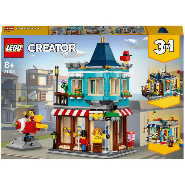 LEGO Creator : Ensemble de Jeux de Construction le Magasin de Jouets du Centre-Ville 3 en 1 (31105)