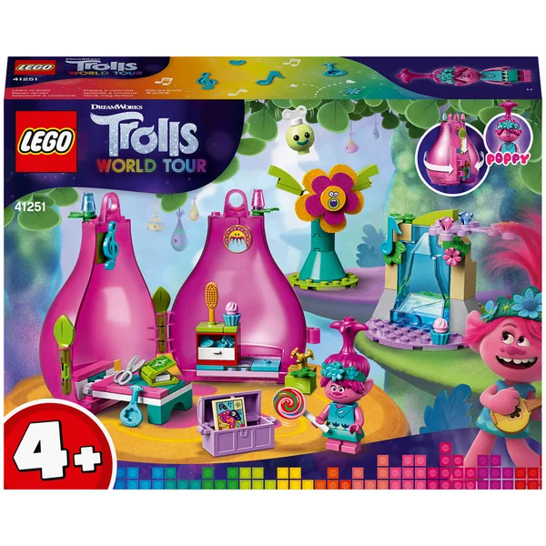 LEGO Trolls 4+ Poppy’s Pod Portable Travel Set (41251)