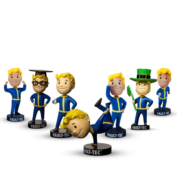 Fallout Vault Boy S.P.E.C.I.A.L. Bobblehead - Complete Set of 7 Mini figures