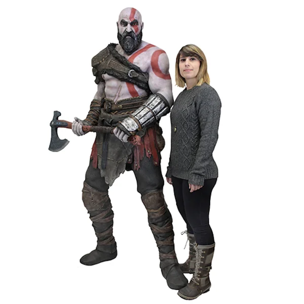 NECA God of War (2018) - Life-Size Foam Replica - Kratos