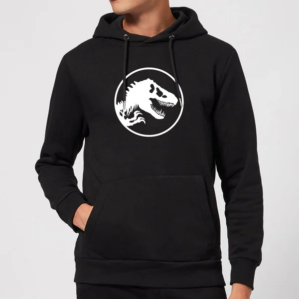 Jurassic Park Circle Logo Hoodie - Black