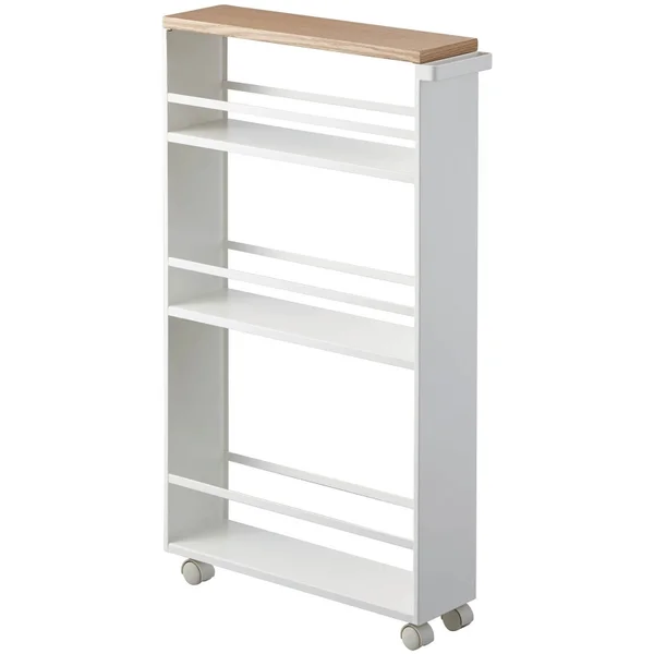 Yamazaki Tower Slim Trolley - White