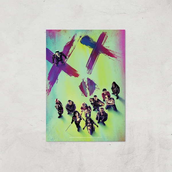 DC Suicide Squad Giclee Art Print - A4 - Print Only