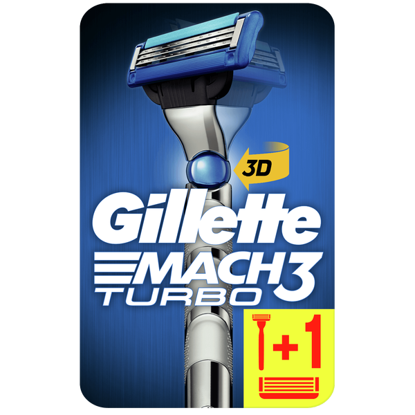 Gillette Mach3 Turbo 3D Rasierer