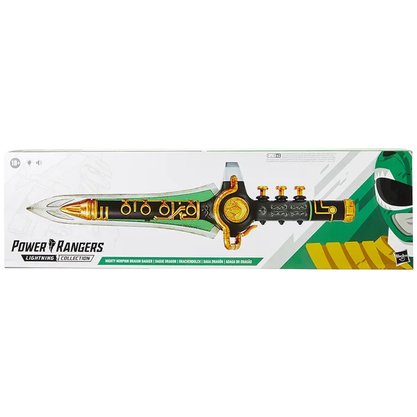 Hasbro Power Rangers Lightning Collection Mighty Morphin Green Dragon Dagger