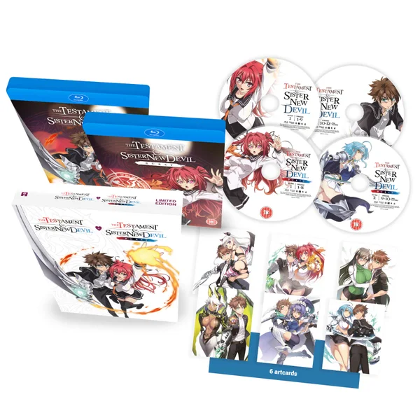 Testament of Sister New Devil Complete Seasons 1+2 Collection Limited Edition