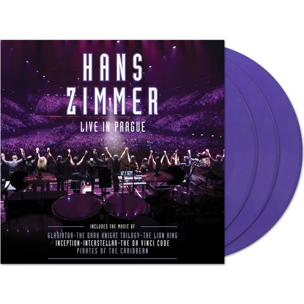 Hans Zimmer – Live In Prague 4x Purple LP