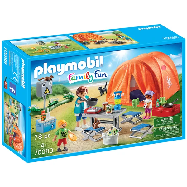 Playmobil Family Fun Camping Trip with Large Tent (70089)