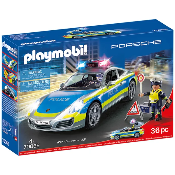 Playmobil Porsche 911 Carrera 4S Police (70066)