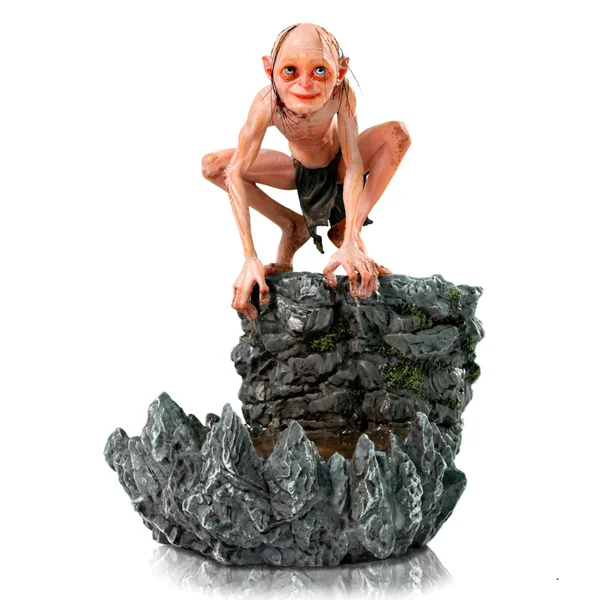 Iron Studios Der Herr der Ringe Deluxe Art Figur im Maßstab 1:10 Gollum 12 cm