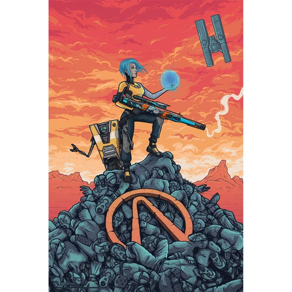 Borderlands 'Maya' Giclee Print - 16x24 Inches