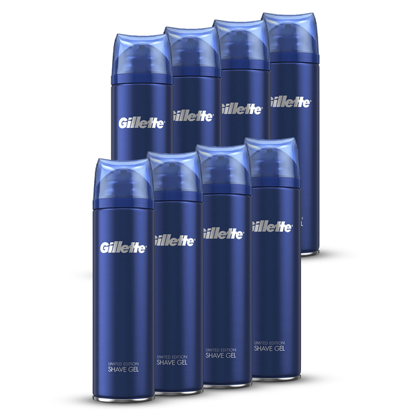 Gillette Fusion5 Ultra Sensitive Shaving Gel 200ml (8 Pack - 12 Month)