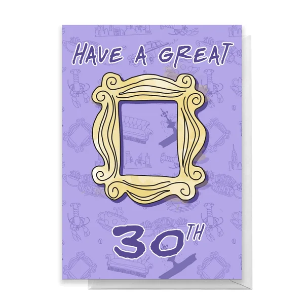 Friends Birthday 30th Greetings Card