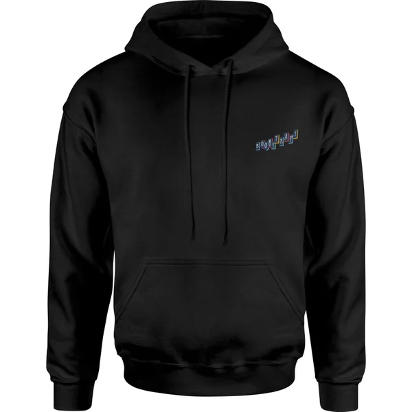 Birds of Prey Boobytrap Embroidered Unisex Hoodie - Black