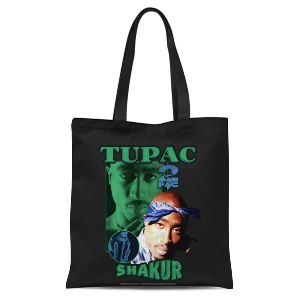 Tupac Shakur Tote Bag - Schwarz