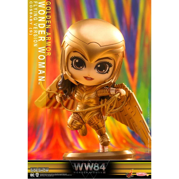 Hot Toys DC Comics Wonder Woman 1984 Cosbaby Mini Figure Golden Armour (Flying Version) 10 cm
