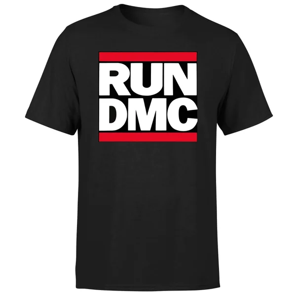 Run DMC Logo Men's T-Shirt - Black