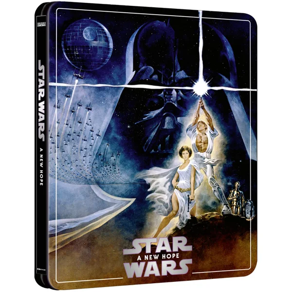Star Wars: Episode IV – A New Hope – Zavvi Exclusive 4K Ultra HD Steelbook (3 Disc Edition includes Blu-ray)