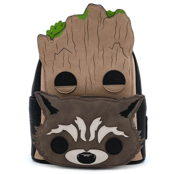 Loungefly Pop By Marvel Groot And Rocket Mini Backpack