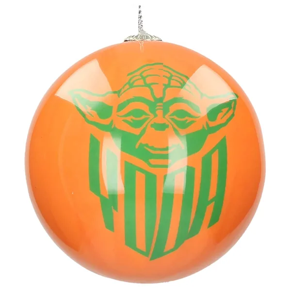 Star Wars Christmas Bauble - Yoda and Logo