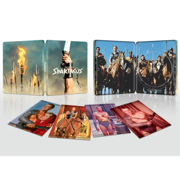 Spartacus - 60. Jubiläum limitierte Auflage 4K Ultra HD Steelbook (Inklusive 2D Blu-ray)