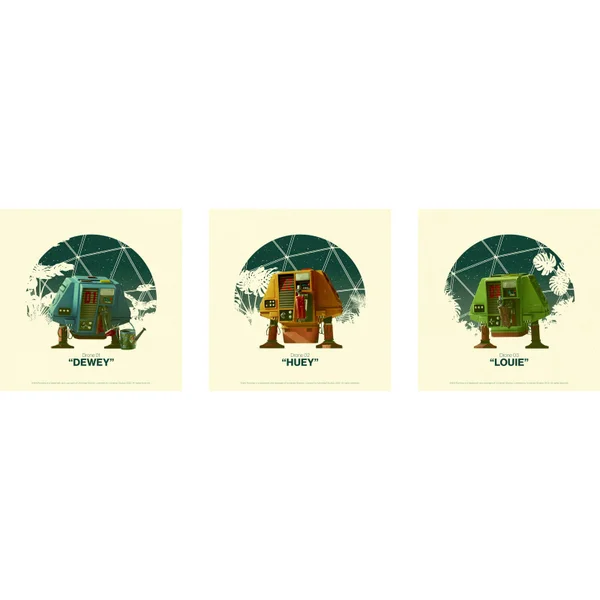 Silent Running Giclee (Set of 3) by Matt Ferguson