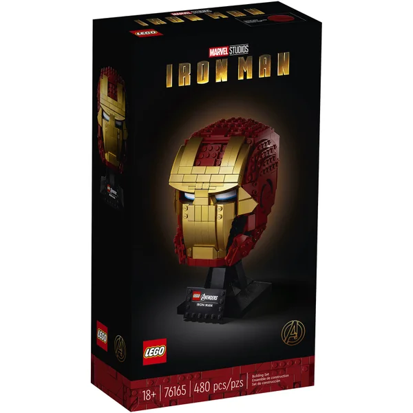 LEGO Marvel Avengers Iron Man Helmet Set for Adults (76165)