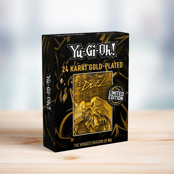 Yu-Gi-Oh! Limitierte Auflage God Card - Winged Dragon of Ra 24k vergoldete Ausgabe