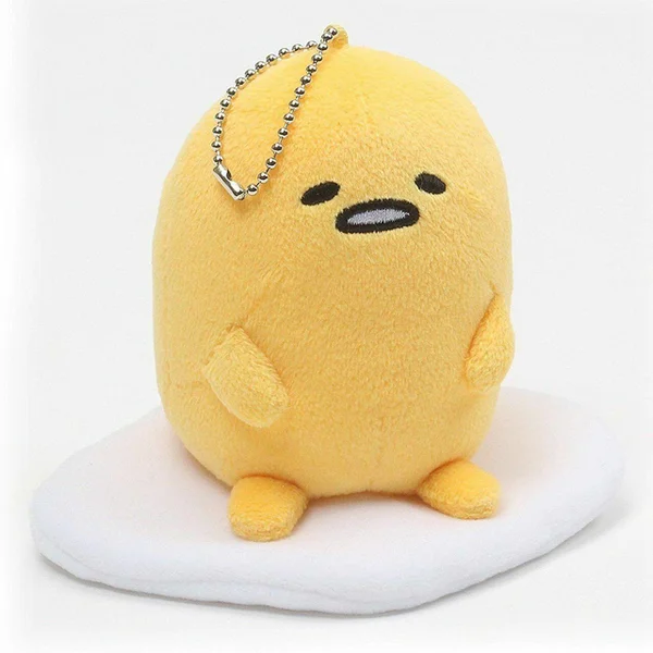 Gudetama Sitting Up Plush Key Chain