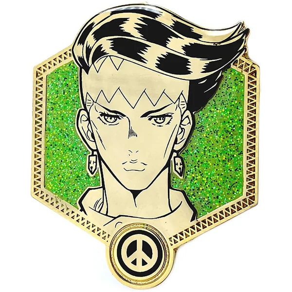 Jojo's Bizarre Adventure Golden Rohan Enamel Pin