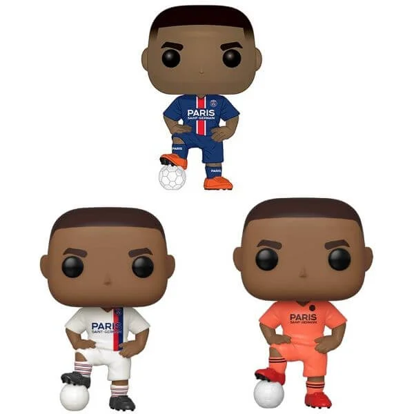 Paris Saint-Germain Kylian Mbappe Funko Pop! Vinyl Bundle