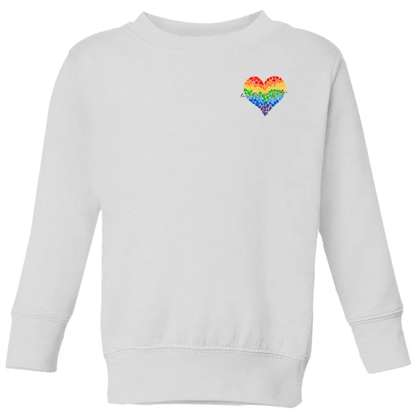 Miss Greedy Love Has No Gender Kids' Sweatshirt - White