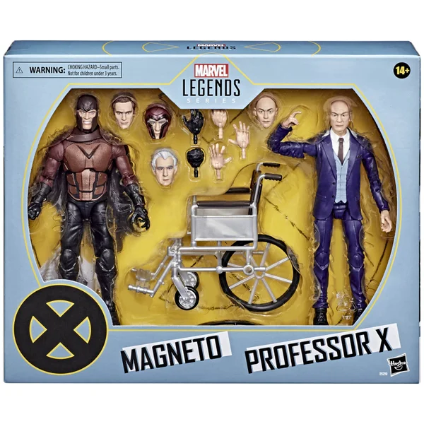Hasbro Marvel Legends X-Men Magneto and Professor X Action Figure Set