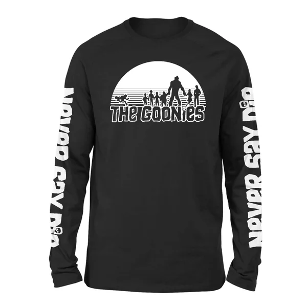 The Goonies Never Say Die Unisex Long Sleeve T-Shirt - Black