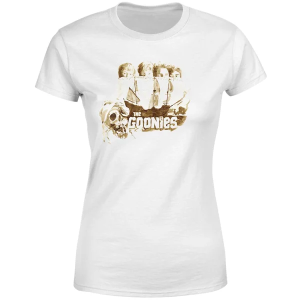 The Goonies Watercolour Women's T-Shirt - White