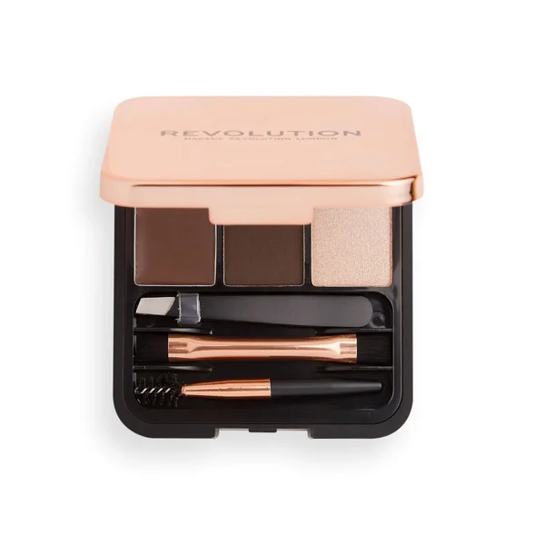 Revolution Brow Sculpt Kit - Dark Brown
