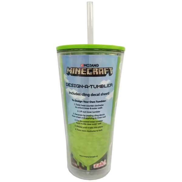 Minecraft Sticker Soda Cup