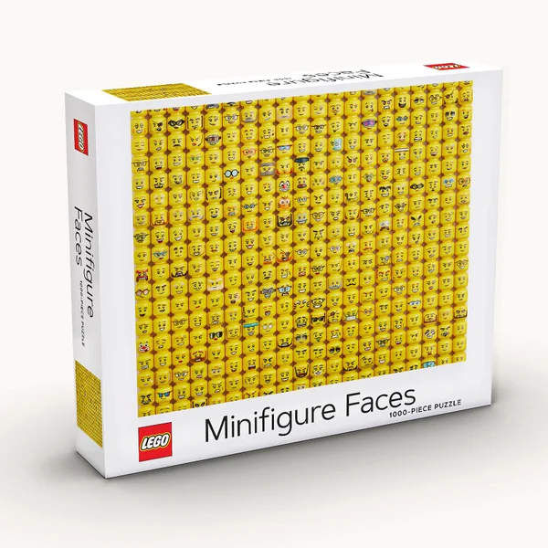 LEGO Minifigure Faces 1000-Piece Puzzle