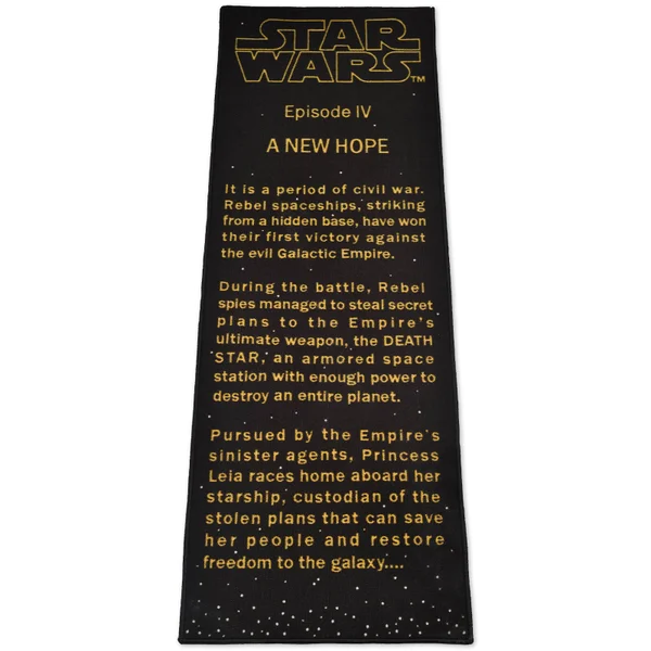Exclusive Star Wars Title Crawler Rug