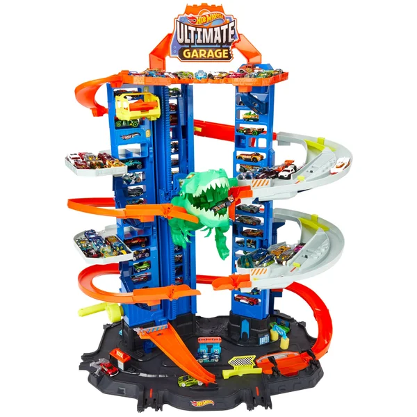Hot Wheels Ultimate Garage Playset with T-Rex Attack