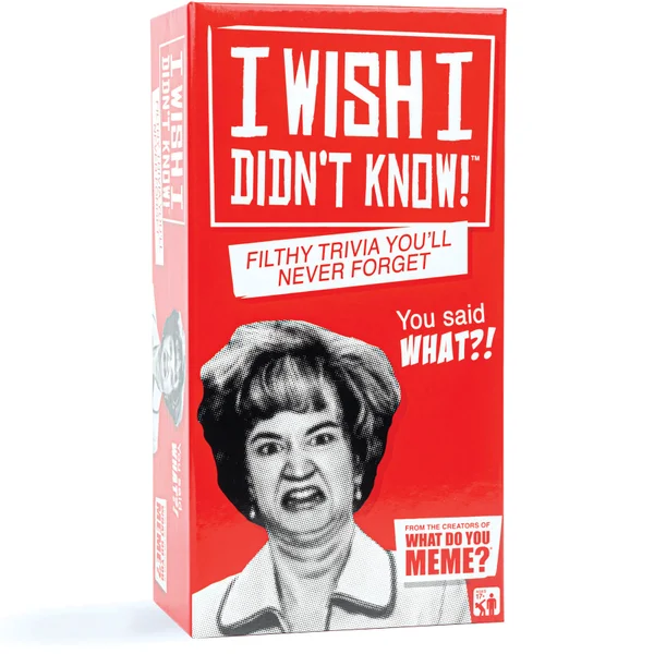 I Wish I Didn't Know Party Game