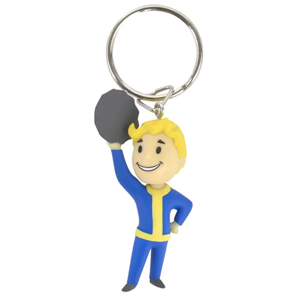Official Fallout Vault Boy Barter Keyring/Keychain