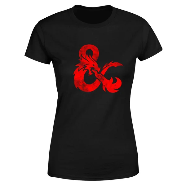 Dungeons & Dragons Ampersand Damen T-Shirt - Schwarz