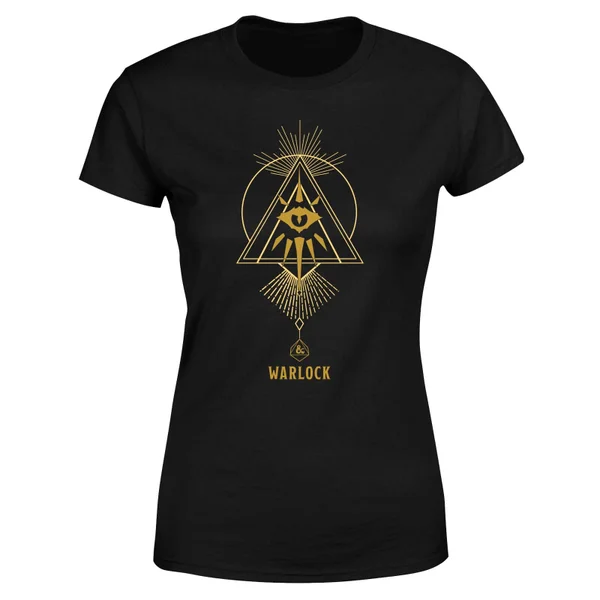 Dungeons & Dragons Warlock Damen T-Shirt - Schwarz