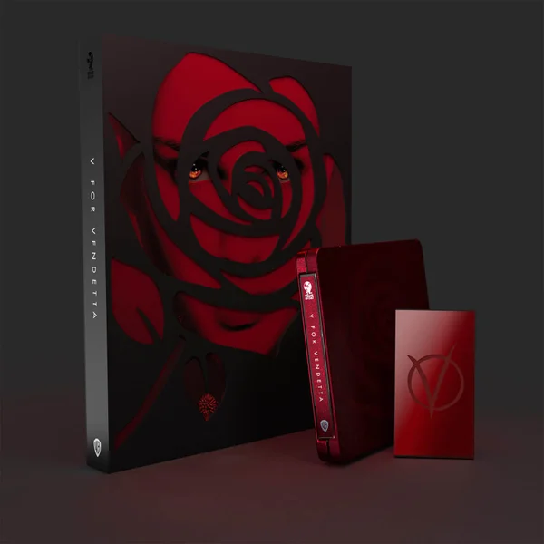 V for Vendetta - Limited Edition Titans of Cult 4K Ultra HD Steelbook (Includes 2D Blu-ray)