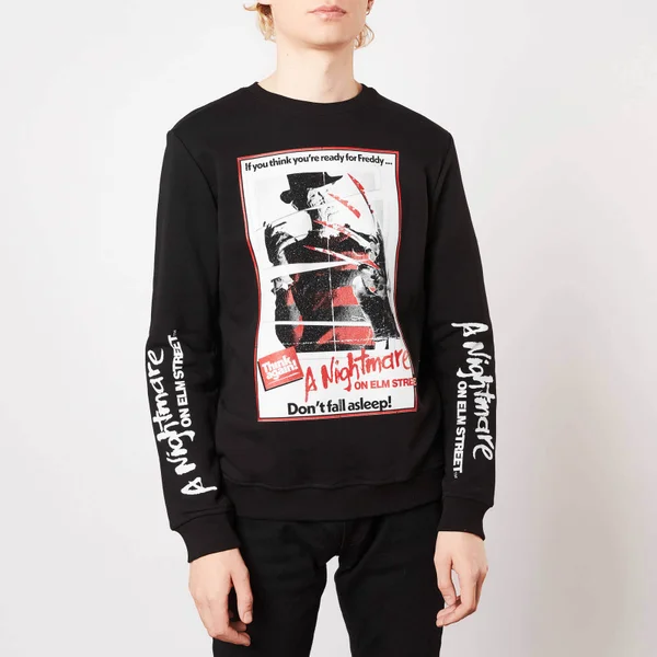 A Nightmare On Elm Street Don't Fall Asleep Sweatshirt - Black