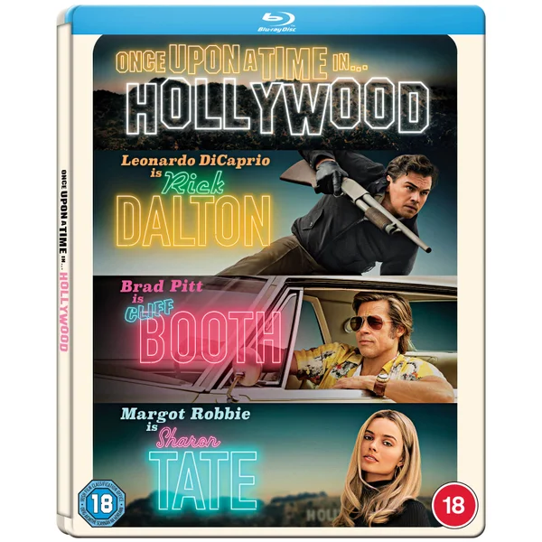 Once Upon a Time In Hollywood - Zavvi Exclusive Blu-ray Steelbook