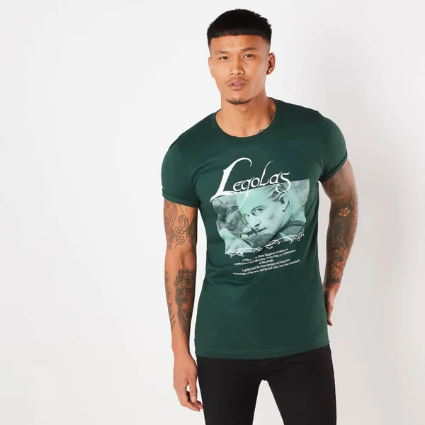 Lord Of The Rings Legolas Prince Of Mirkwood Men's T-Shirt - Green